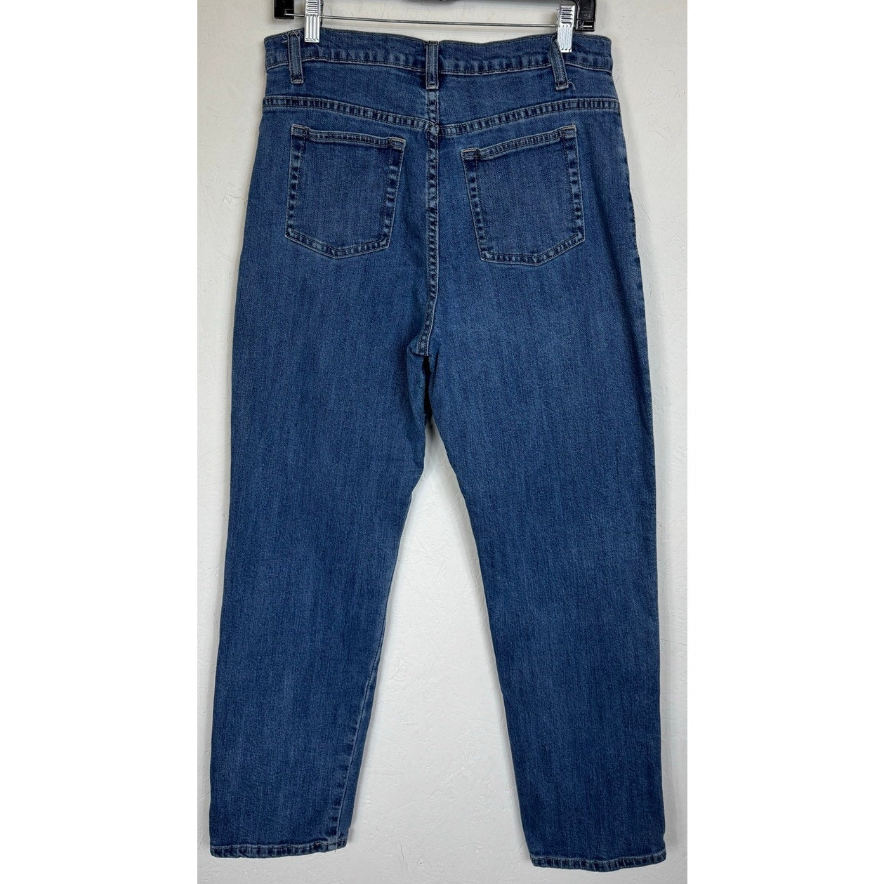 Full Blue Blue Straight Cut Jeans Women's 10 Short