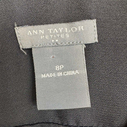 Ann Taylor Black Sleeveless Blouse Women's Size 8P