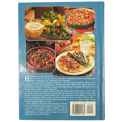 Down-Home Diabetic Cookbook by Taste of Home (Hardcover)