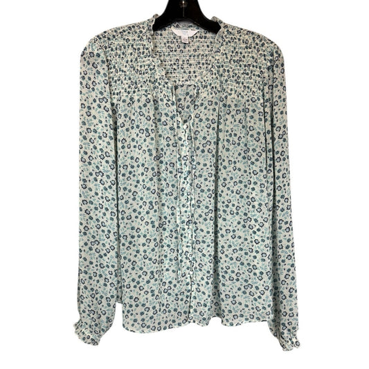 Time and Tru Long Sleeve Blouse Women's Size Large