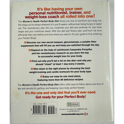 Women's Health Perfect Body Diet by Cassandra Forsythe M.S. (Hardcover)