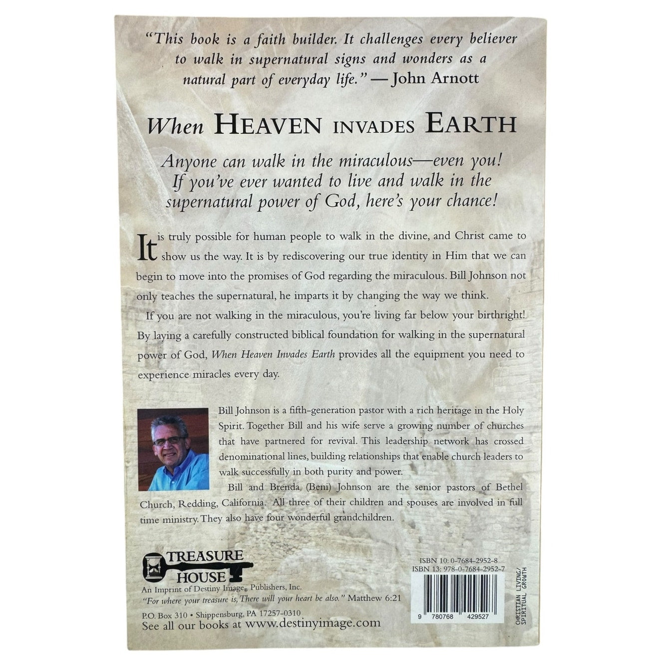 When Heaven Invades Earth by Bill Johnson (Paperback)