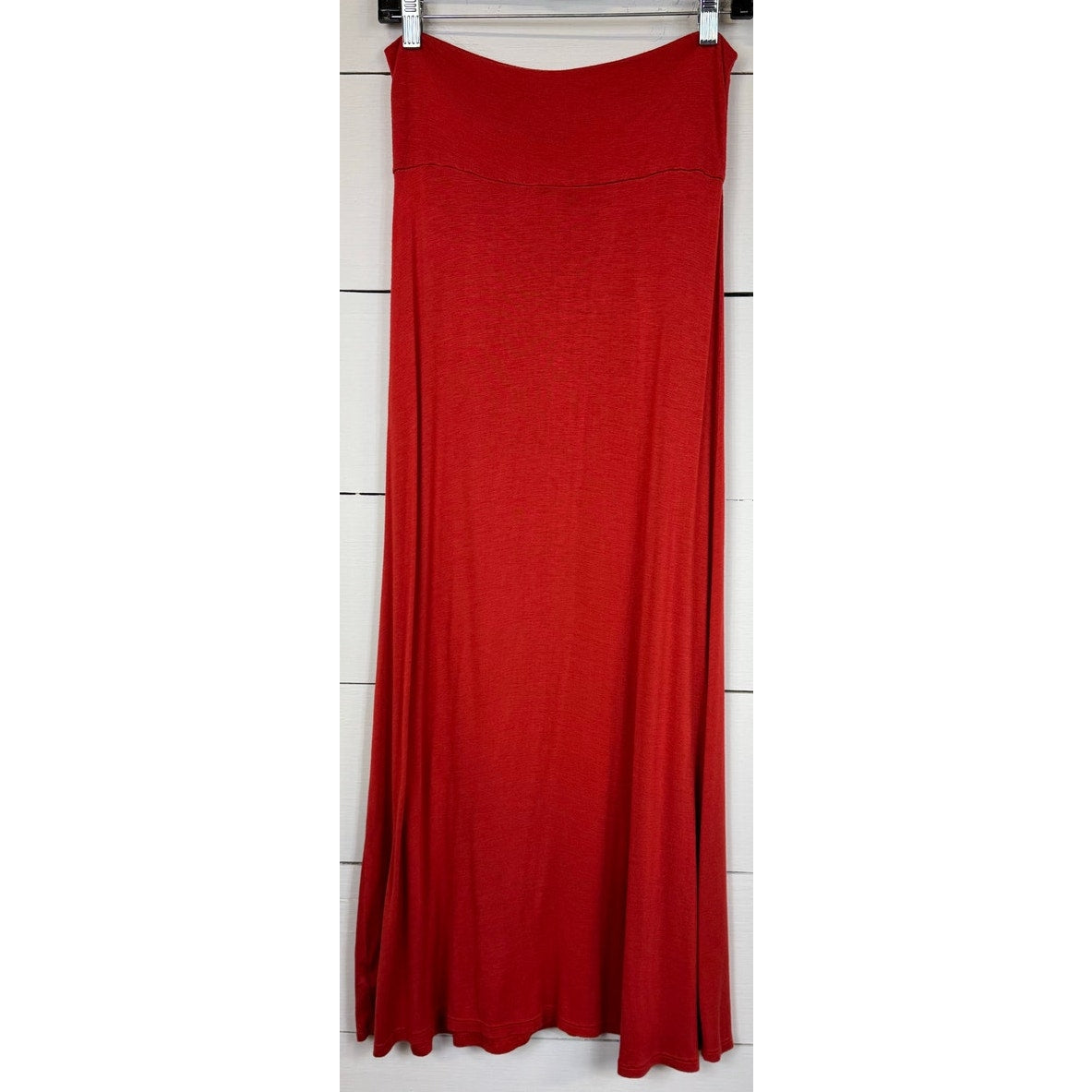 Uj Orange Maxi Skirt Women Medium