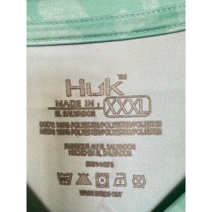 Huk Green Long Sleeve Shirt Men's 3XL
