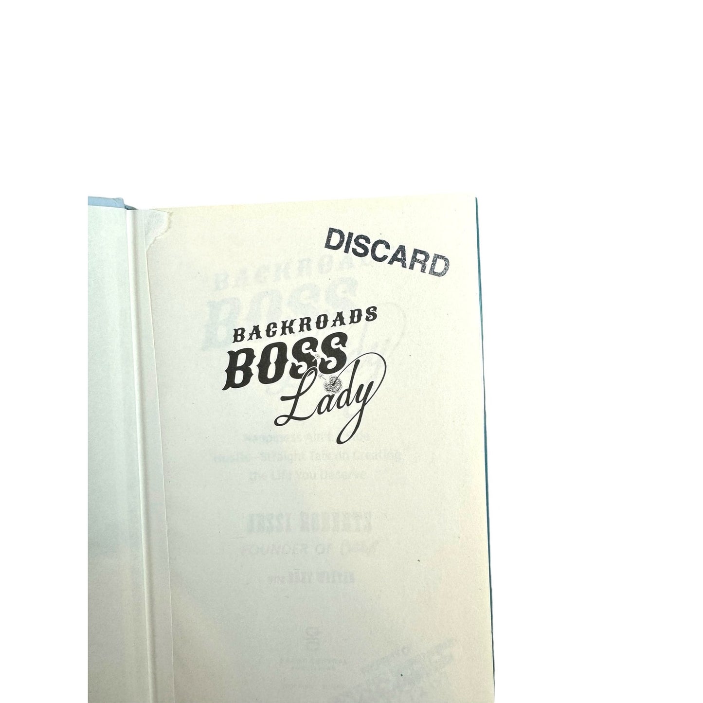 Backroads Boss Lady by Jessi Roberts (Hardcover)