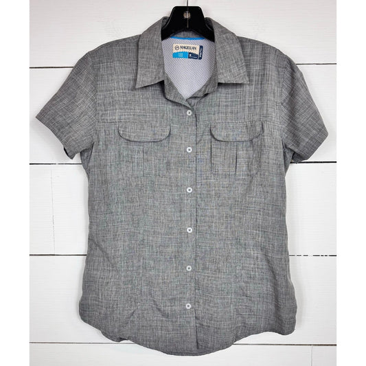 Magellan Short Sleeve Shirt Women's Size Medium