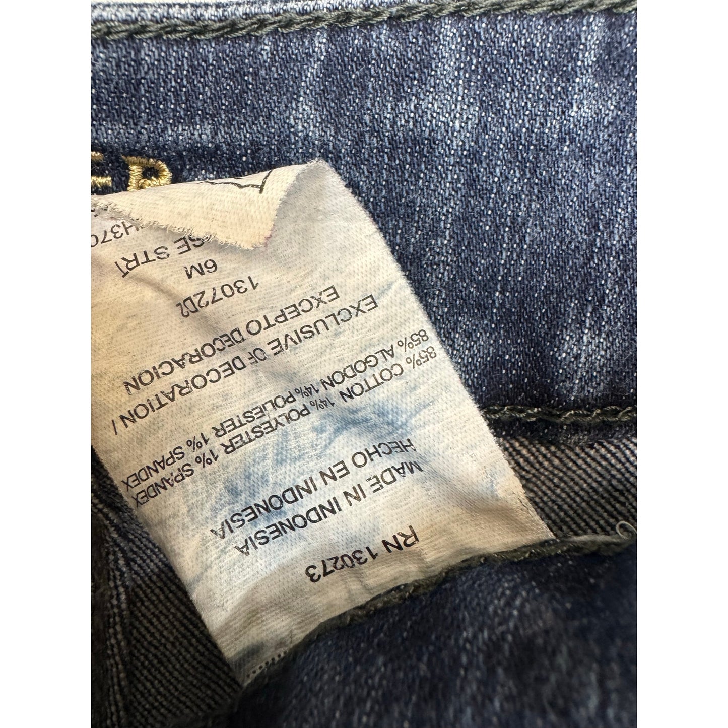 Riders Blue Straight Cut Jeans Women's Size 6