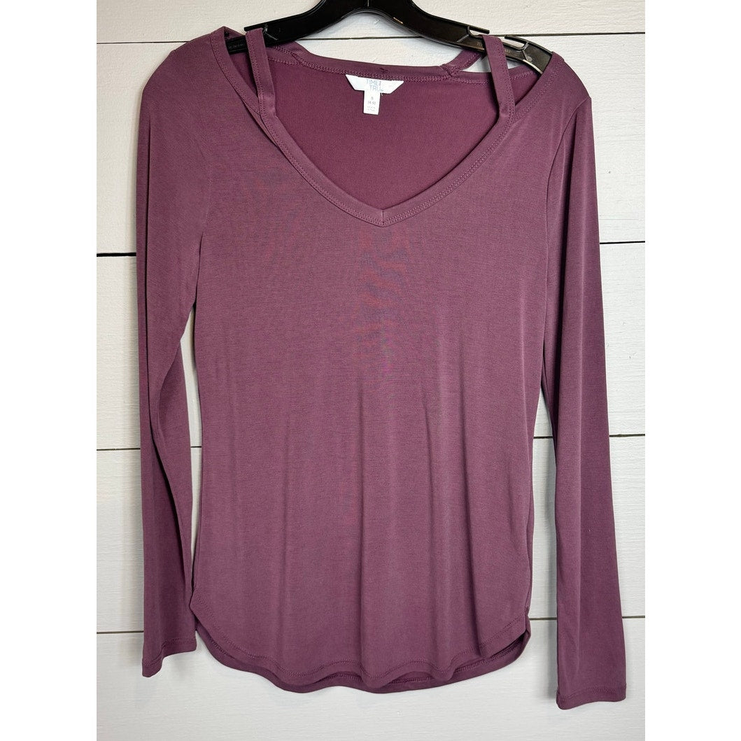 Time and Tru Long Sleeve Top Women's Size Small