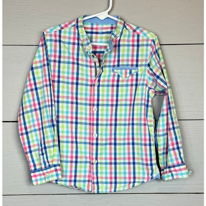 Wonder Nation Long Sleeve Button Up Shirt Boy's Size 5t
