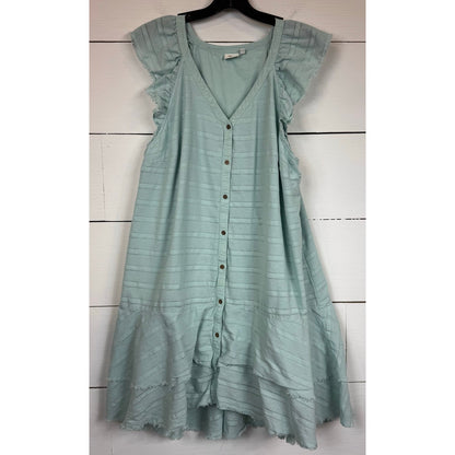 True Craft Blue Knee Length Dress Women's Size 1X