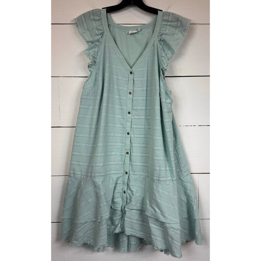 True Craft Blue Knee Length Dress Women's Size 1X