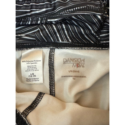 Daskin Now Black Capri Leggings Women's Size Large