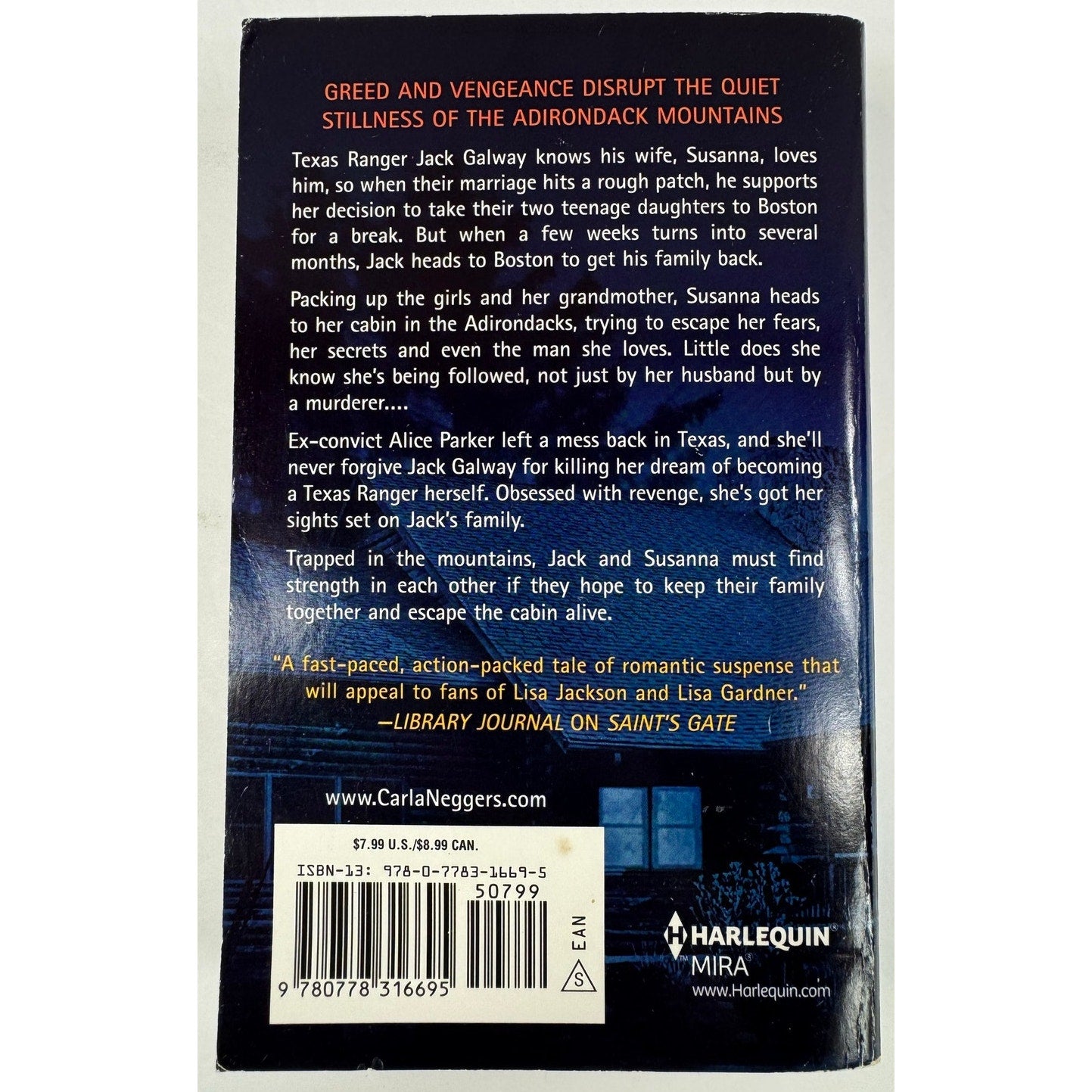 The Cabin by Carla Neggers (Paperback)