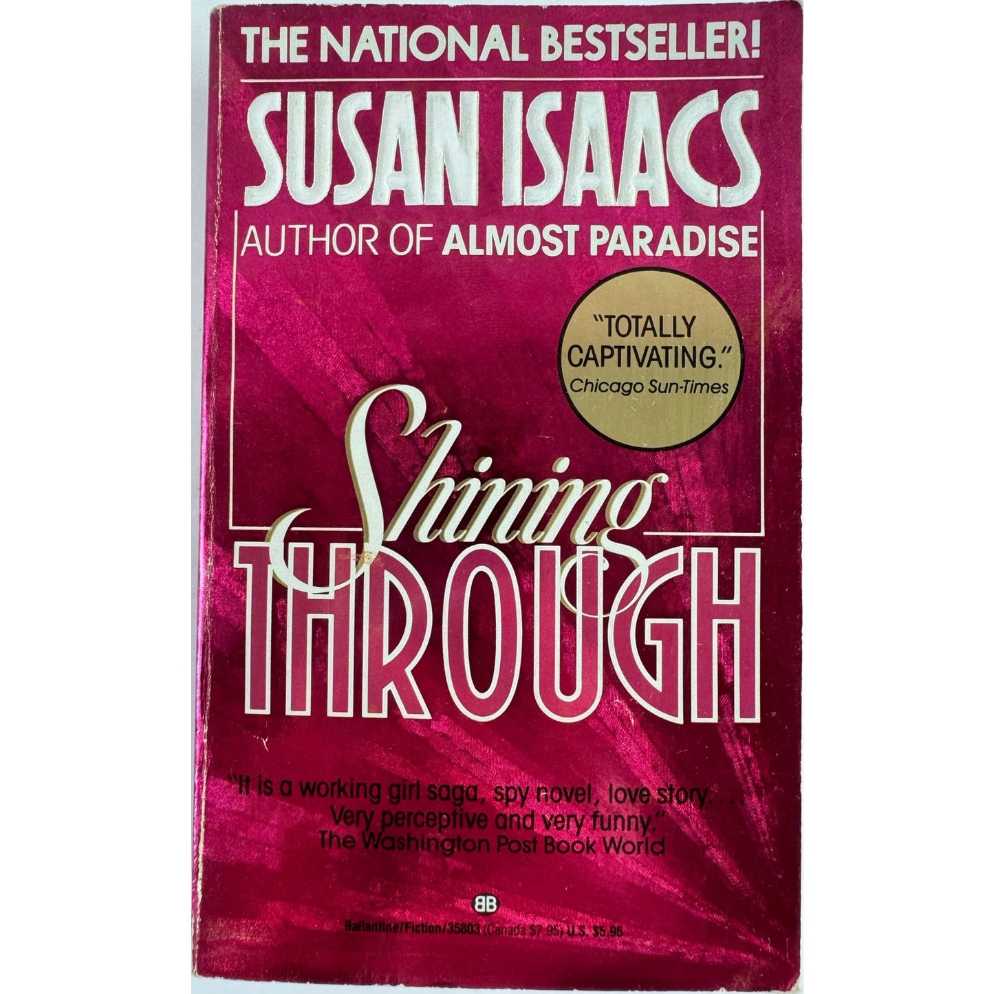 Shining Through by Susan Isaacs (Paperback)