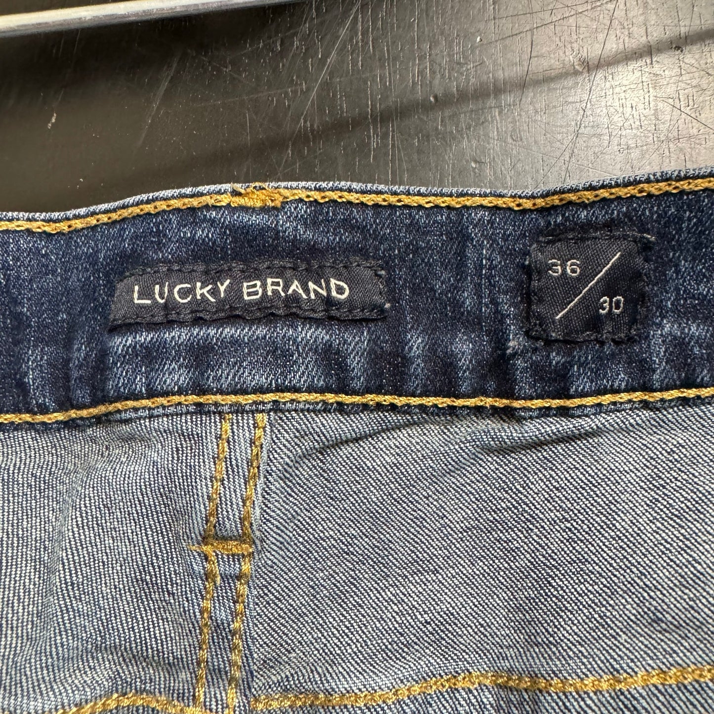 Lucky Brand Blue Straight Cut Jeans Men's 36x30