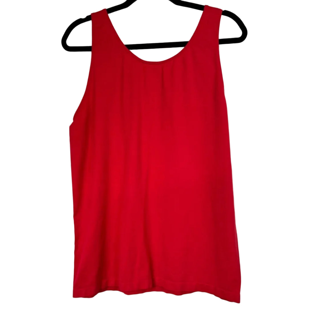 Cato Red Sleeveless Blouse Women's 22/24W