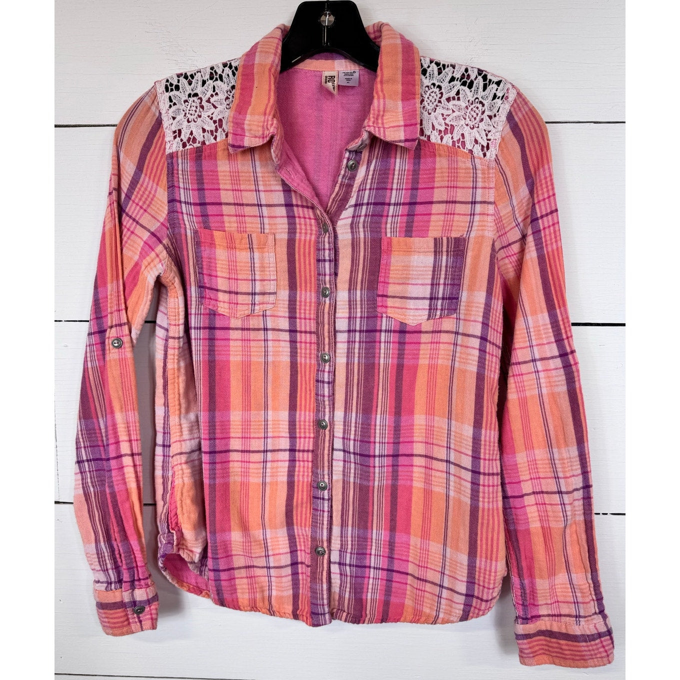Route 66 Button Up Shirt Girl's Size XL