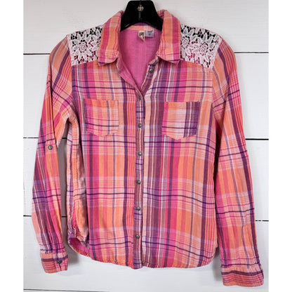 Route 66 Button Up Shirt Girl's Size XL