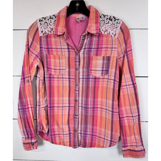 Route 66 Button Up Shirt Girl's Size XL