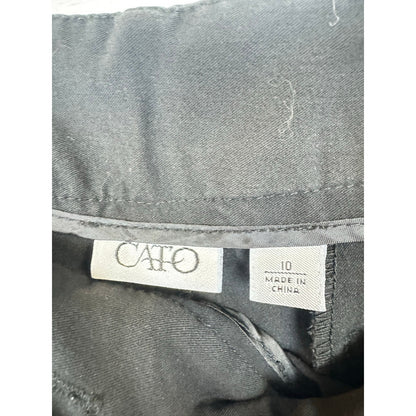 Cato Black Dress Pants Women's Size 10