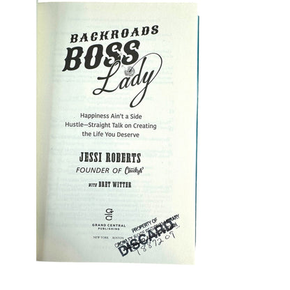 Backroads Boss Lady by Jessi Roberts (Hardcover)