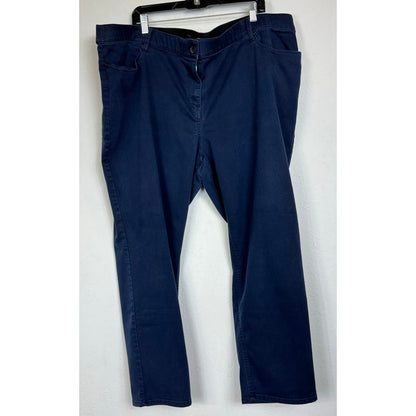 Ryan Wylde Blue Chino Capri Pants Women's 26W
