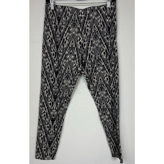 Cato Blue And Beige Leggings Women's Size Medium