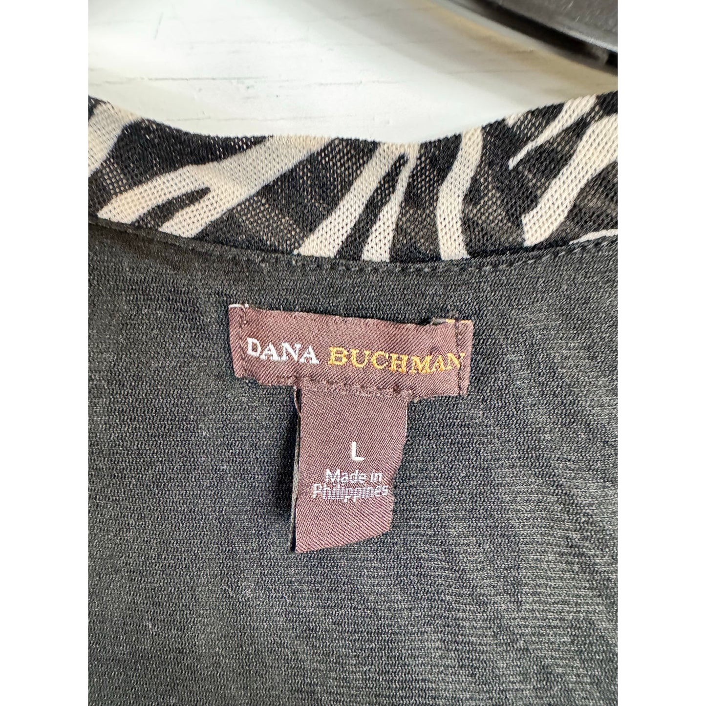 Dana Buchman Short Sleeve Blouse Women's Size Large