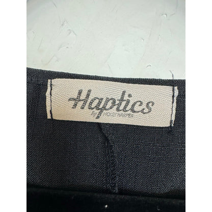 Haptics Black Blouse Women's 3x