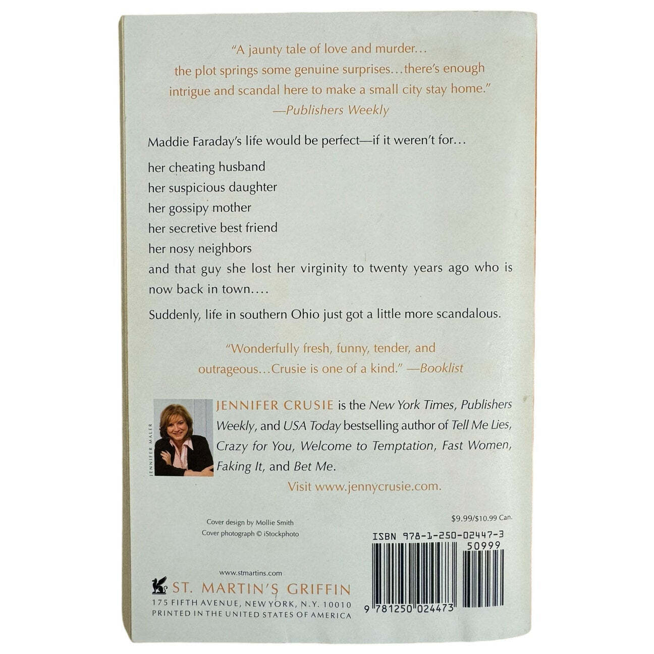 Tell Me Lies by Jennifer Crusie (Paperback)