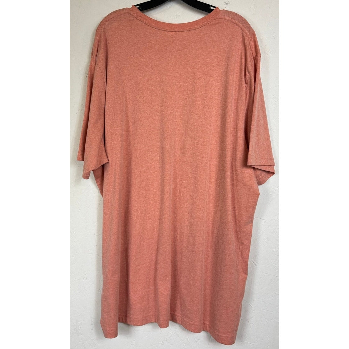 Canvas Orange Short Sleeve T-shirt Women's 4XL