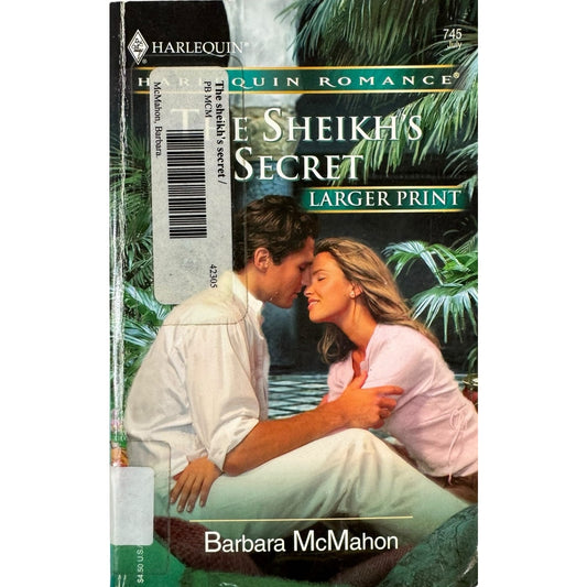 The Sheikh's Secret by Barbara McMahon (Paperback) (Large Print)