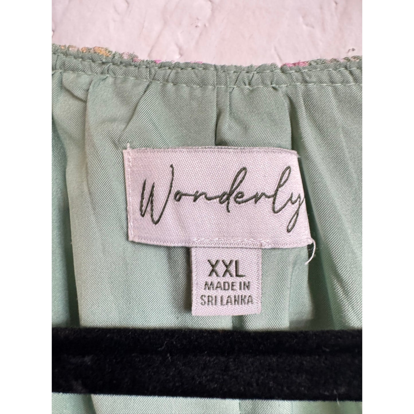 Wonderly Green Maxi Dress Women's Size XXL