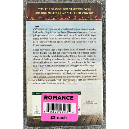 A Cowboy Under the Mistletoe by Jessica Clare (Paperback)