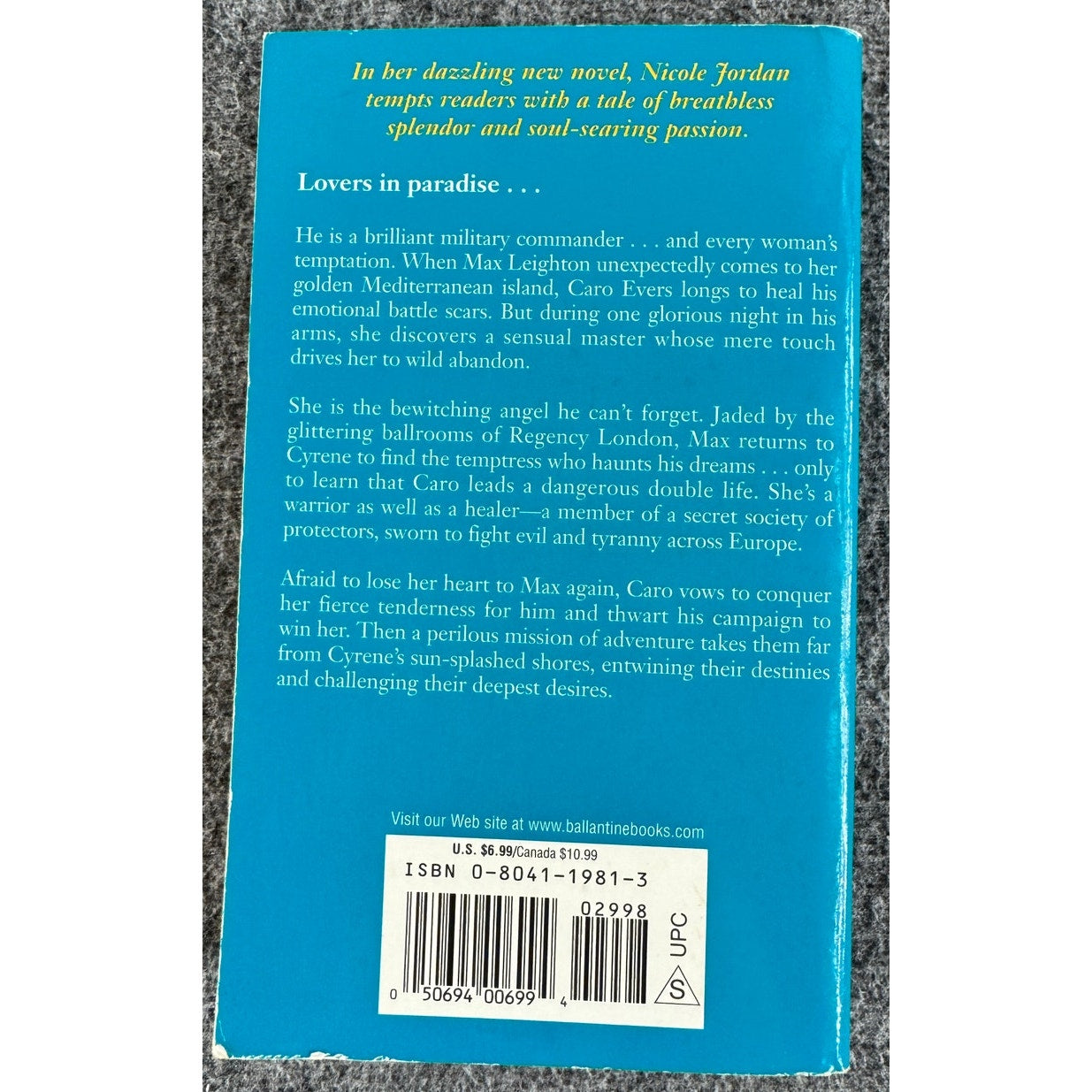 Master of Temptation by Nicole Jordan (Paperback)