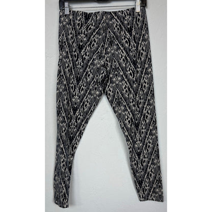 Cato Blue And Beige Leggings Women's Size Medium