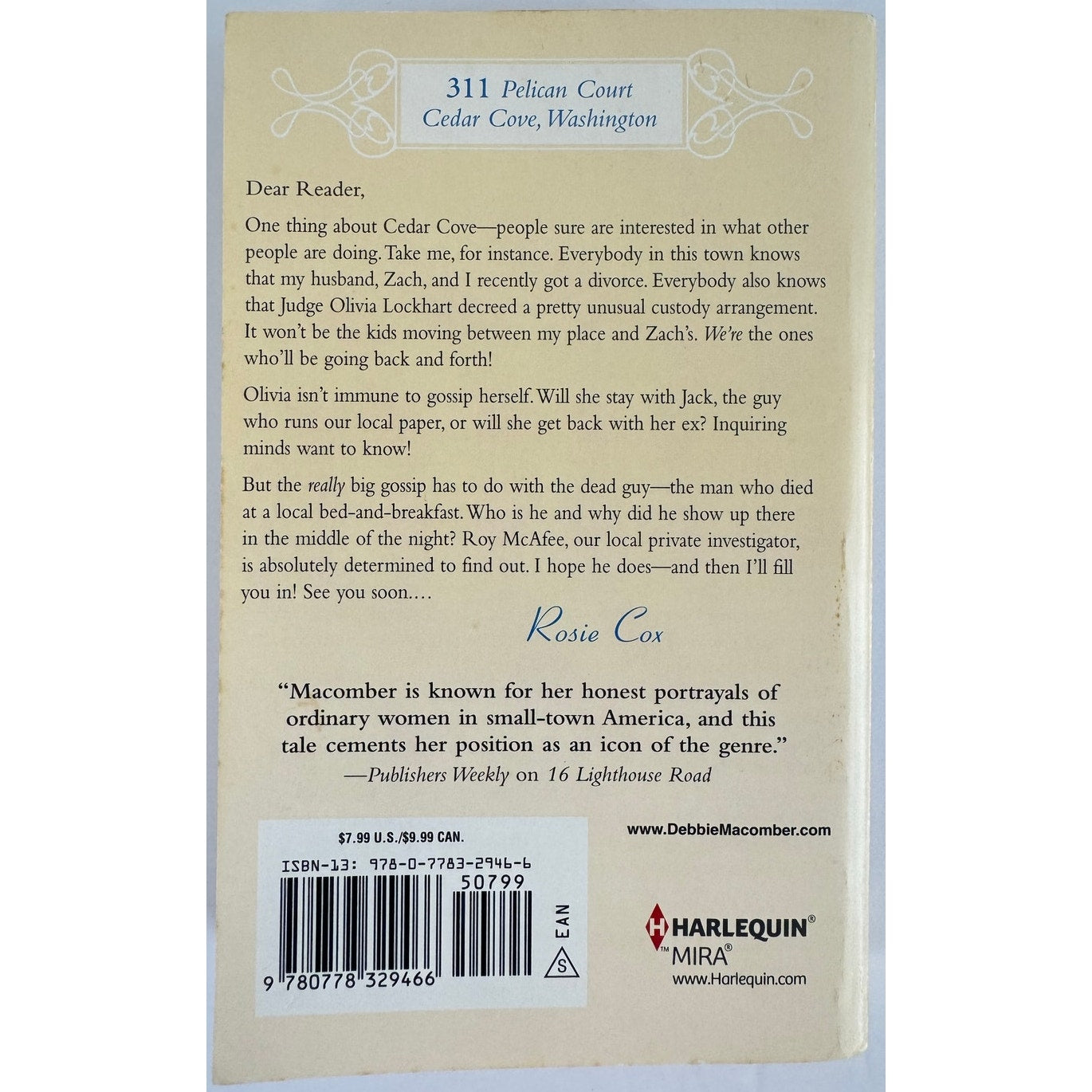 311 Pelican Court by Debbie Macomber (Paperback)