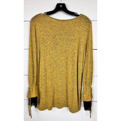 Sweet Claire Long Sleeve Knit Blouse Women's Size Large