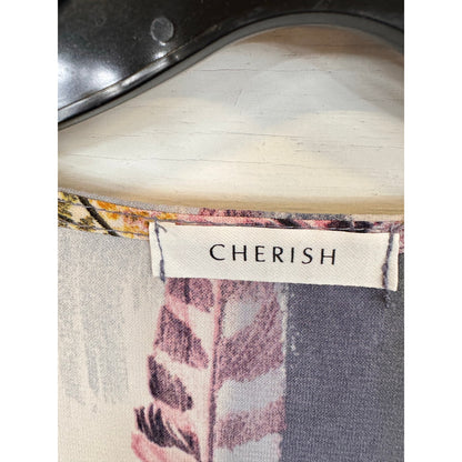 Cherish Short Sleeve Blouse Women's Size Medium