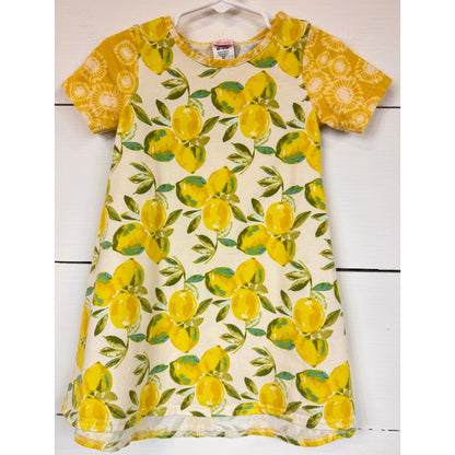 Ricrac & Ruffles Yellow Knee Length Dress Girl's Size 3T