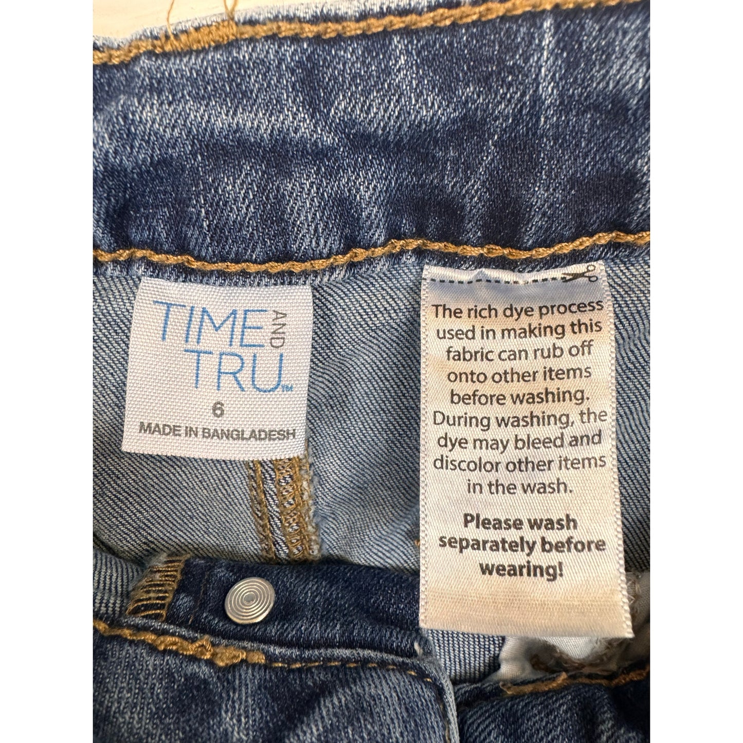 Time and Tru Wide Leg Capris Women's Size 6