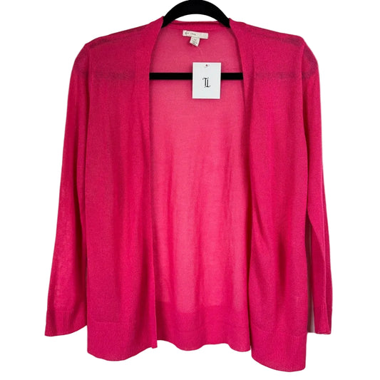 Faded Glory Pink 3/4 Sleeve Cardigan Women's XL