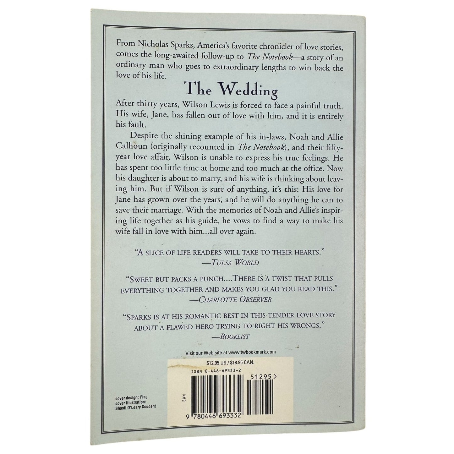 The Wedding by Nicholas Sparks (Paperback)