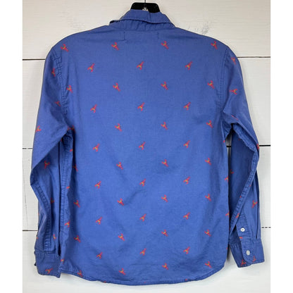 Old Navy Blue Button Up Shirt Boy's Size Large (10/12)