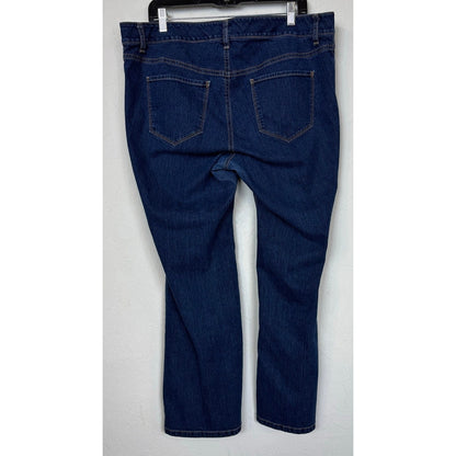 Old Navy Blue Straight Cut Jeans Women's Size 18