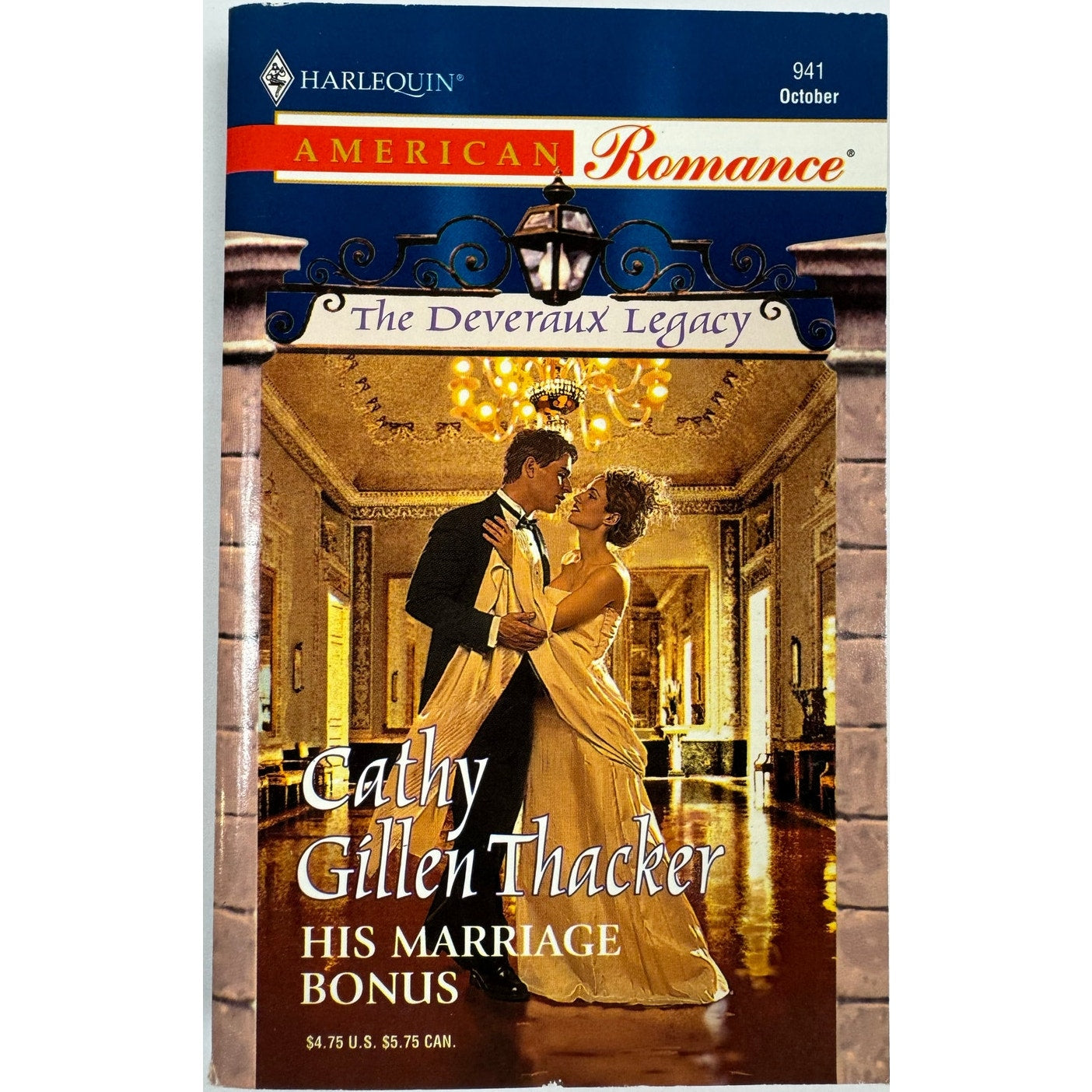 His Marriage Bonus by Cathy Gillen Thacker (Paperback)