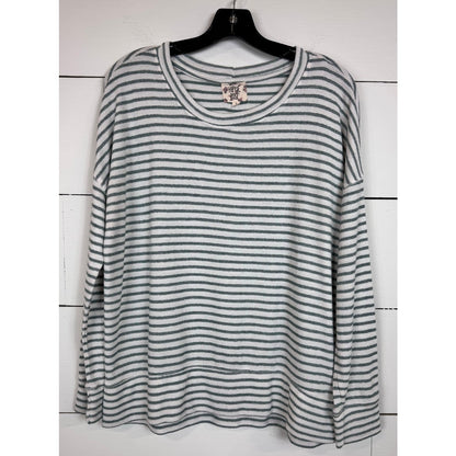 Hippie Rose Long Sleeve Blouse Women's Size Large