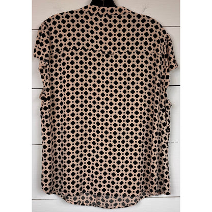 Cynthia Rowley Short Sleeve Blouse Women's Size 1X