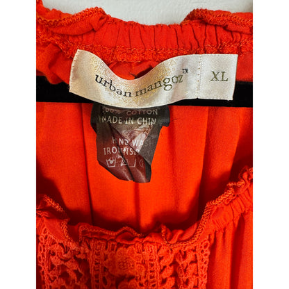 Urban Mangoz 3/4 Sleeve Top Women's Size XL