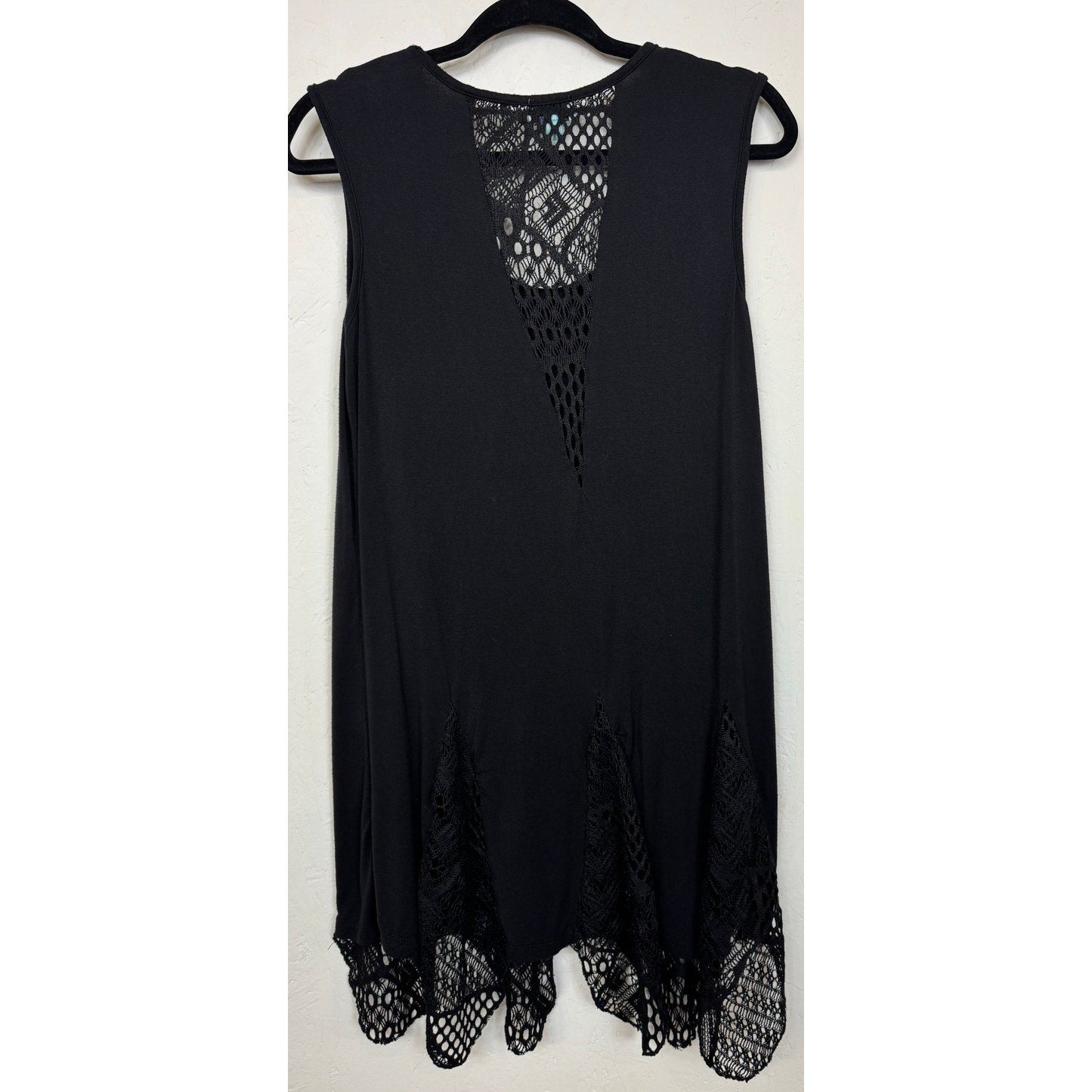 Kahalai Black Tunic Blouse Women's Extra Large